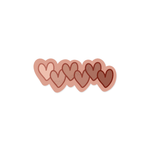 Fall hearts forever sticker